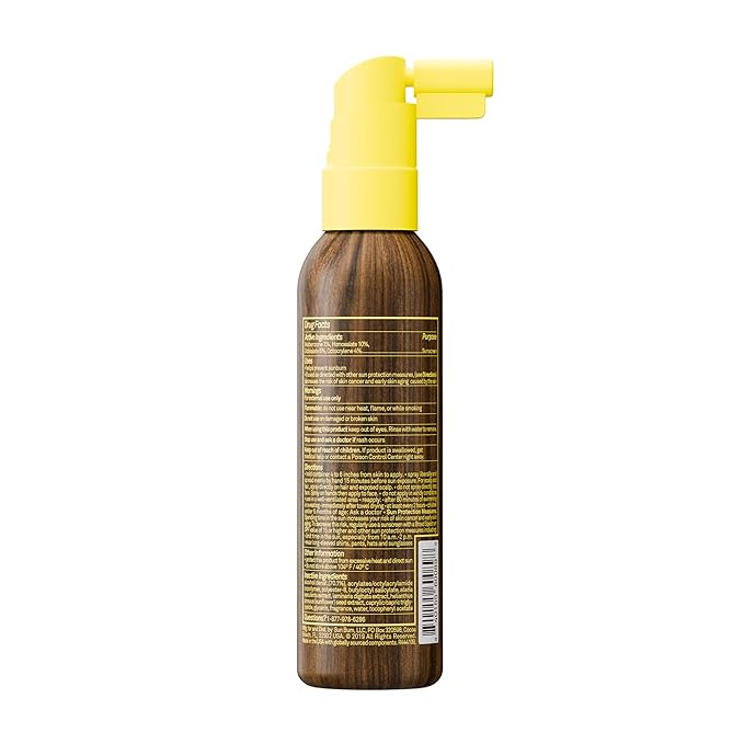 Sun Bum Original SPF 30 Sunscreen Scalp and Hair Mist - Hawaii Act 104 Compliant (Octinoxate & Oxybenzone) - Vegan - Broad Spectrum UVA/UVB Sunscreen Spray with Vitamin E - 2 oz