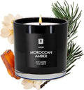 Lulu Candles | Moroccan Amber | Smells Musky & Floral | Luxury Scented Soy Jar Candle | Hand Poured in The USA | Highly Scented Long Lasting (9 Oz.)