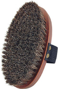 Dry Brushing Body Brush, Exfoliating Body Scrubber Natural Horsehair Bath Brushes Wooden Handle for Shower, Skin Exfoliation, Cellulite and Lymphatic Improvement Gift