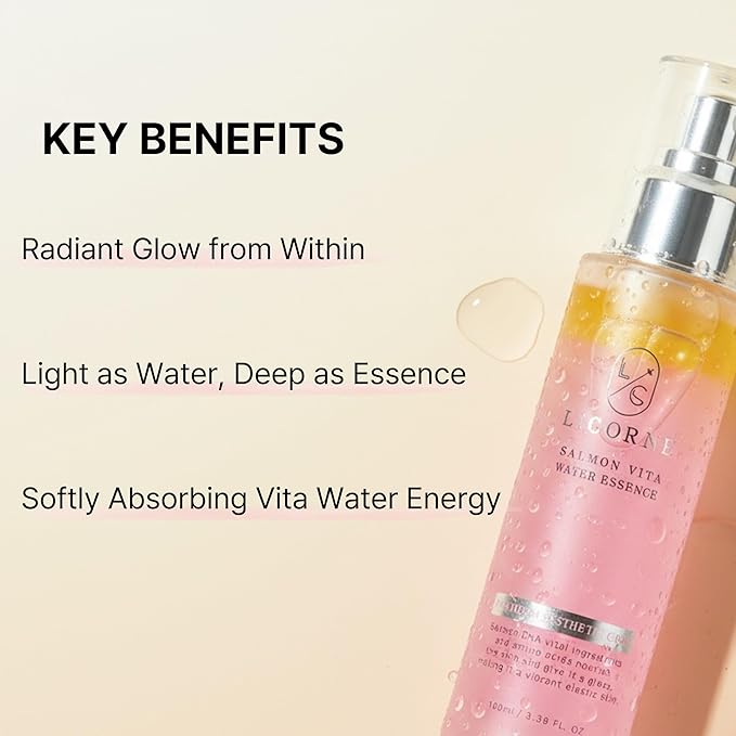 Licorne PDRN Face Mist with Hyaluronic Acid, Niacinamide & Madecassoside – Salmon DNA Hydrating Facial Spray Essence, Dewy Glass Skin K-Beauty Mist, All Skin Types, 3.38 fl oz