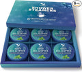 Shower Steamers Aromatherapy, Mothers Day Gifts from Husband for Mom Her Wife Women 6 Pack Shower Bombs Organic with Menthol & Eucalyptus Essential Oils, Home Self-Care SPA Gift - Relaxation