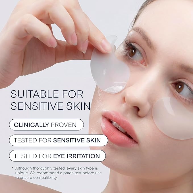 TEREZ & HONOR Eye Patches Gift Set - 3-Pack (x 60 Pcs) Korean Hydrogel Eye Masks with Caffeine, Collagen & Vitamin C - For Puffy Eyes, Dark Circles, Fine Lines, Wrinkles & Bags, Travel Case Included