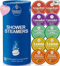 Shower Steamers Aromatherapy, Mothers Day Gifts from Husband, 10-Pack Shower Bombs, Mothers Day Gifts for Mom Women Her Wife, White Elephant, Self Care- Relaxation, Travel Essentials