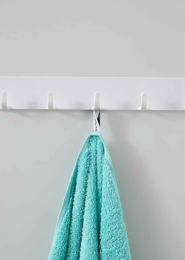 Aibaser Towels - Premium 100% Cotton Bath Towels Set (27 x 54 inches), Lightweight and High Absorbency Quick Drying (Light Green)