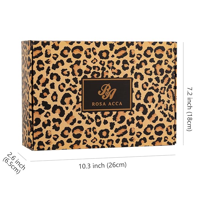 23 Pcs Mother's Day Gift for Mom, Leopard Skin Care Set for Women, Bath and Body Gifts Basket Set, Spa Gift Baskets, Day Cream, Bath Bombs, Serum, Birthday, Christmas, Valentines, Anniversary, Wife