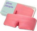 Glow People Silk Sleep Mask – 100% Mulberry Silk Eye Mask for Sleeping, Total Blackout, Cloud-Soft and Adjustable for Beauty Sleep and Travel - Rose Dust