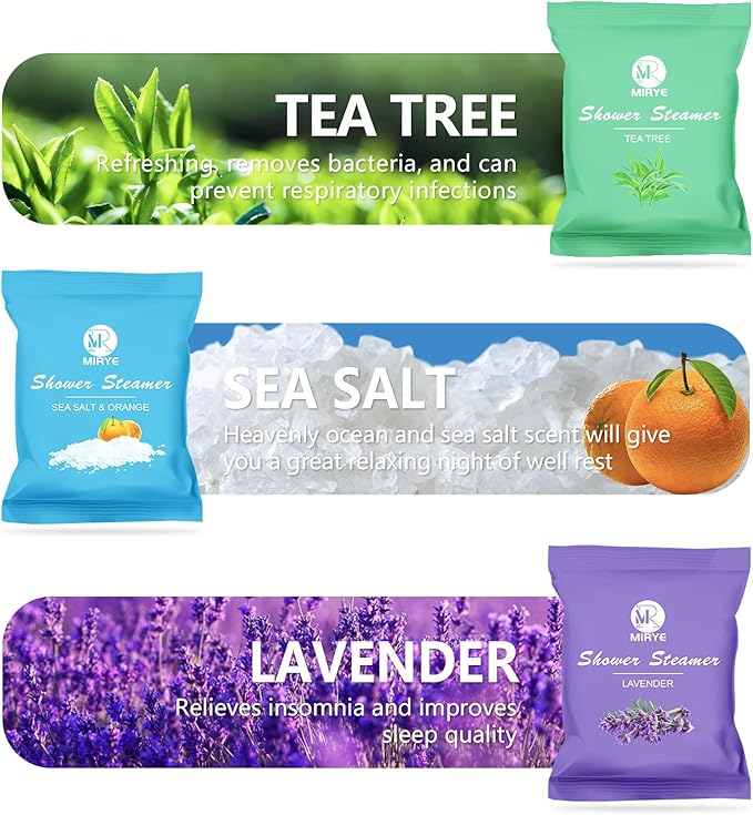Shower Steamers Aromatherapy 24-Pack, Self Care Spa Gifts for Women, Stress Relief with Natural Essential Oils, Mothers Day Gifts for Mom Wife Her Adults, SPA Relaxation Gifts for Teachers