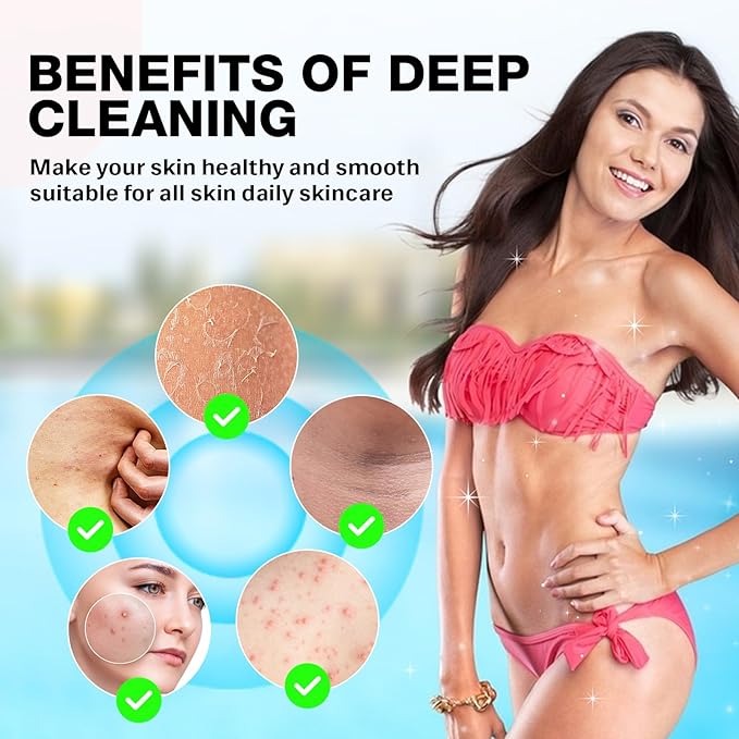 African Net Sponge Exfoliating Gloves, 3-Pack Bath Mitts for Deep Cleaning & Dead Skin Removal, Assorted Colors （Black, Blue, White）