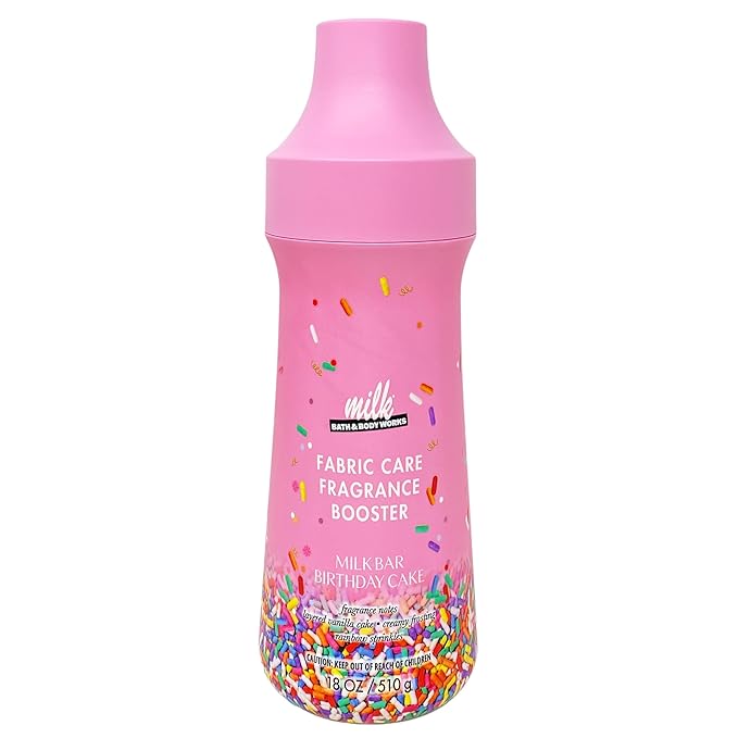 Bath & Body Works Milk Bar Birthday Cake Fragrance Booster 2-Pack with a Himalayan Salts Springs Bar Soap