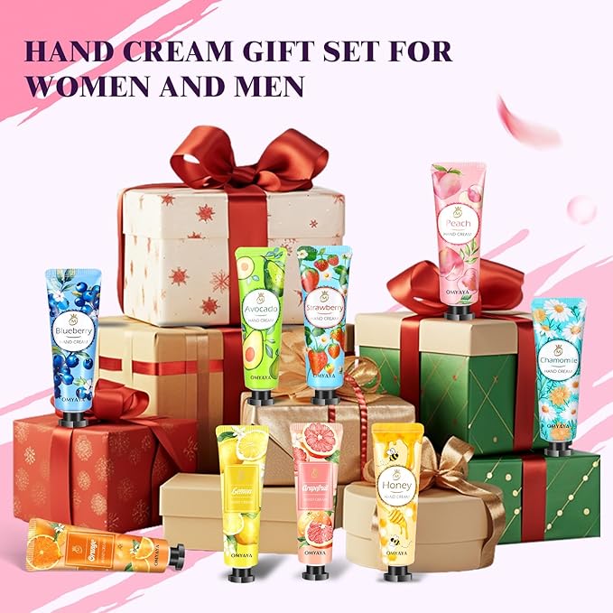 120 Pack Bulk Lotion, Teacher Appreciation Gifts, Mini Hand Cream Gift Set, Travel Size Lotion, Hand Cream for Dry Cracked Hands, Bulk Valentine's Day Gifts for Adults Women Nurse Coworkers