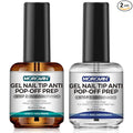 Morovan Nail Dehydrator and Primer for Tips: Only for UV-Cured Gel Nail Tips | Hema-Free Prep Dehydrate for Anti-Lifting | Acid-Free Bond Primer for 28+ Days Long Lasting Adhesion | Nail Supplies Kit