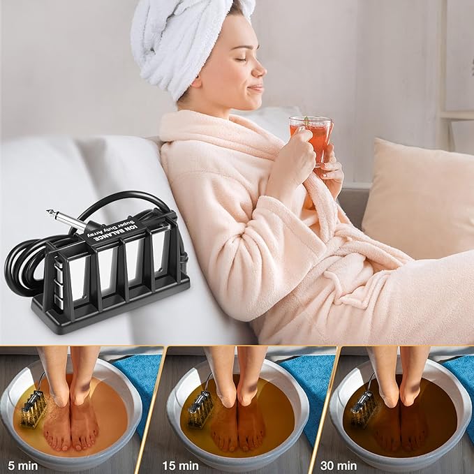 Veicomtech 2 Pack Arrays for Ionic Detox Foot Bath Machine, Foot Detox Machine Replacement Arrays, Detox Foot Bath Array for Ionic Detox Foot Bath Spa, Easy to Clean Ion Foot Spa Aarrays (2Pcak-L)