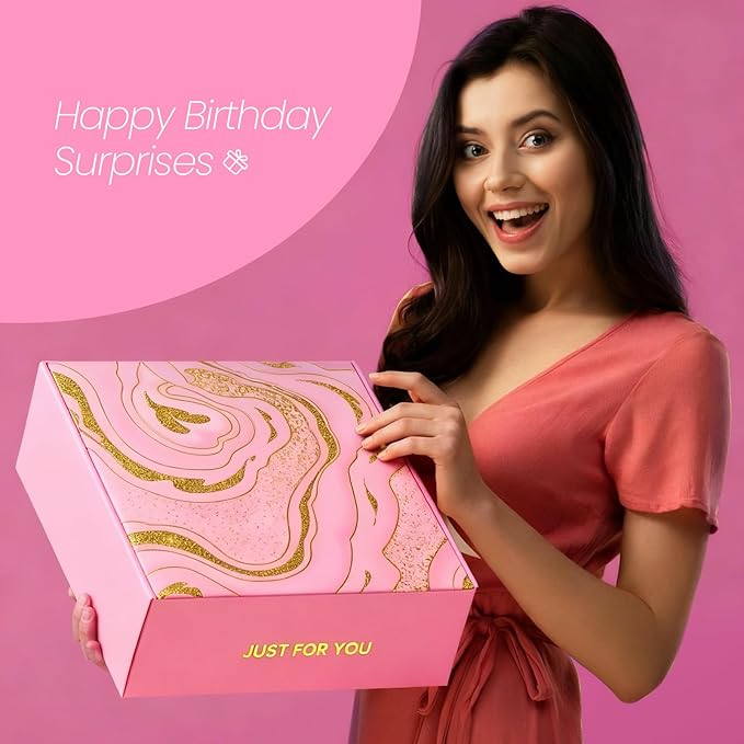 BodyRefresh Mothers Day Gifts for Women, Birthday Gifts for Mom Gift Baskets Self-Care Package Gift Set Get Well Soon Gift for Her Happy Birthday Gift Ideas Spa Set for Adult Wife Grandma