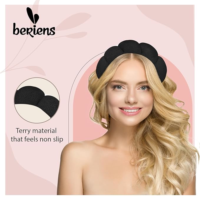 Spa Headband - Make up headband - Black