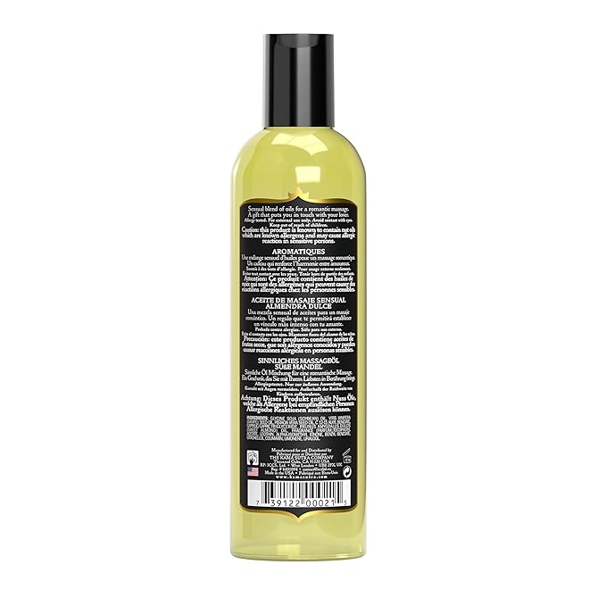 Kama Sutra Massage Oil, Sweet Almond, 8 Ounces