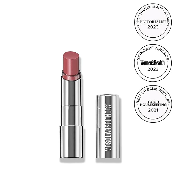 MDSolarSciences Tinted Sheer Lip Balm SPF 30 | Hydrating Lip Sunscreen | Shea Butter, Jojoba & Avocado Oils | Moisturizing, Vegan, & Clean| 0.15 oz, Blush,(Pack of 2)