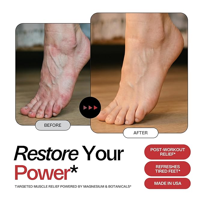 Muscle Soothing Foot Soak with Epsom Salt & Arnica - Relieves Soreness, Eases Tension & Recovery for Athletes - Eucalyptus & Peppermint - 1lb