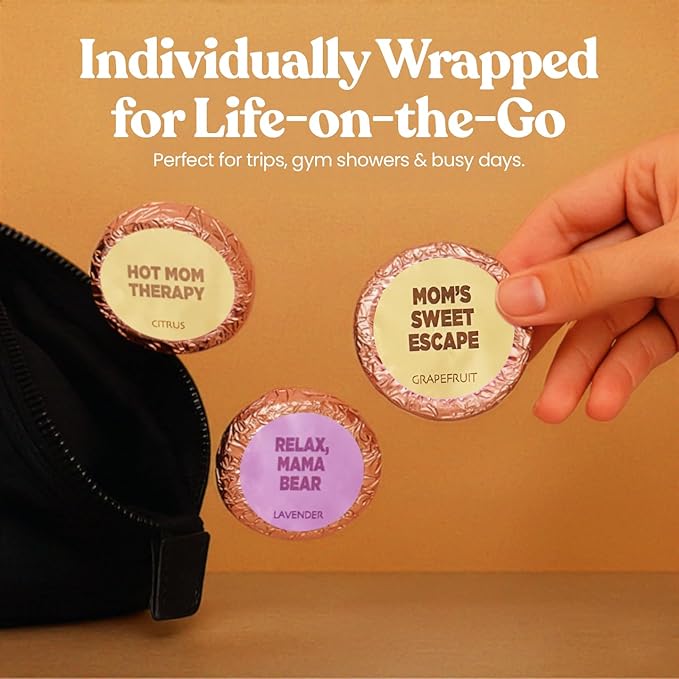 MESMOS 6 Assorted Shower Steamers Aromatherapy, Gifts for Moms Who Have Everything, Birthday Presents, Good Things & Unique Gifts for Mom from Daughter & Son, Relaxation Self Care Mom Gift Items