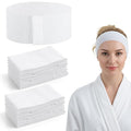 50-Pack Disposable Headbands,Facial Headbands Esthetician,Soft Non-Woven Disposable Headband for Spa,for Professional Salon or Home Skincare Use