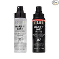 Milani Setting Spray + Primer, Make It Last Original - Natural Finish with Niacinamide for Hydration & Make It Last Matte- Oil Absorbing Charcoal Formula to Control Shine - 2 Pack