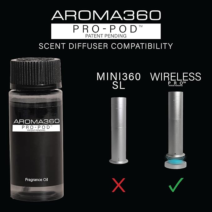 Aroma360 - Across The Universe Pro Pod Fragrance Oil Blend | Hotel Inspired Luxury Essential Oil Diffuser | Aromatherapy Scent Diffuser Oil | Eucalyptus, Citrus and Soft Florals 1.7 fl oz, 50 mL