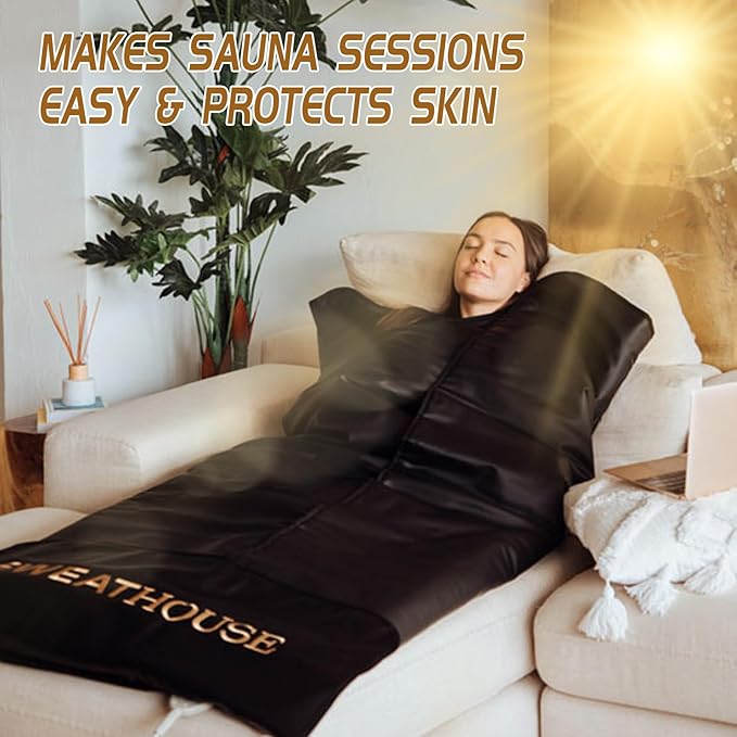 31"x71" Sauna Blanket Insert 3 Pack Machine Washable Blanket Towel Insert Super Absorbent Towel for Infrared Sauna Blankets (3, White)