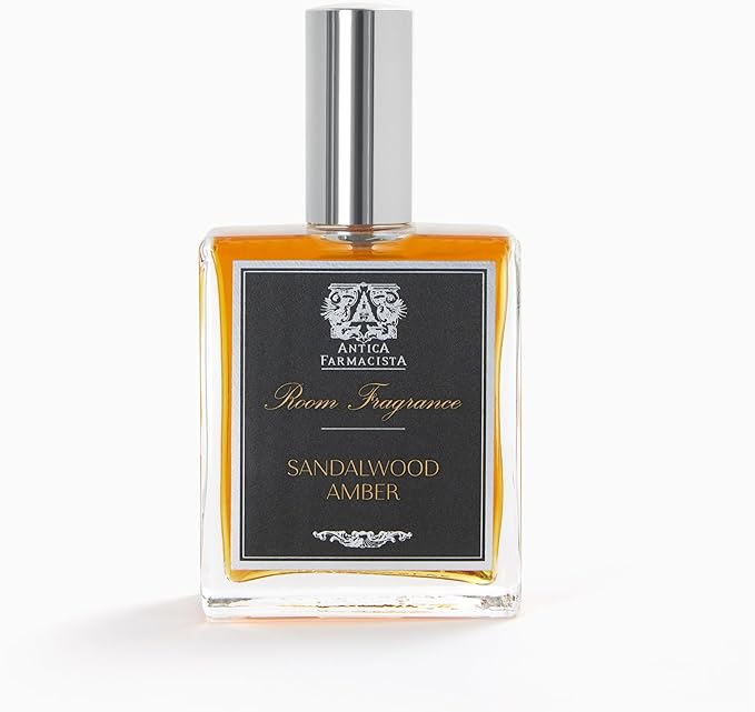 Antica Farmacista Room Spray - Elegant House Spray - Long-Lasting, Room Fragrance - Luxury Gift for Housewarming - Sandalwood Amber, 3.4 fl oz