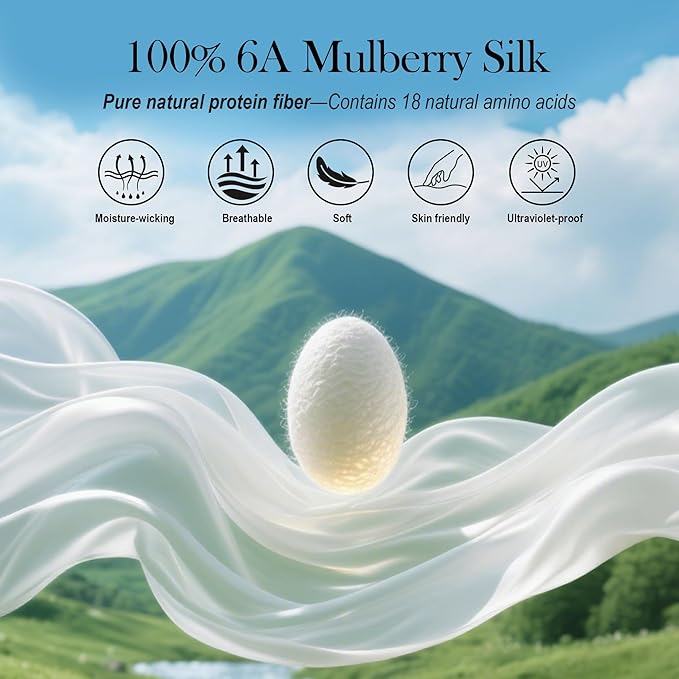 SilkDream 100% Mulberry Silk Sleep Mask Eye Mask for Sleeping 22 Momme Nature 6A Real Silk Gifts for Women&Men Black