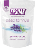Epsoak Epsom Salt 5 lb. USP Magnesium Sulfate with Lavender Scent Resealable Epsom Salt Bag, Made in The USA, Cruelty-Free Certified