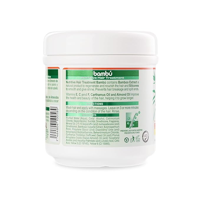 Silicon Mix Bamboo Nourishing Hair Treatment 16 ounces – Deep Conditioning Mask for Strong, Hydrated, and Revitalized Hair, Restores Shine, Softness, and Improves Elasticity | hair treatment