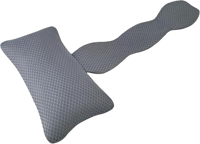 REEZEIVI Hot Tub Headrest Pillow,Chaise Lounge Pillows Outdoor 3D air mesh,Spa Pillow for Outdoor Hot Tub, Quick Drying and Washable,Head and Neck Support Pillow with Adjustable Weighted Strap