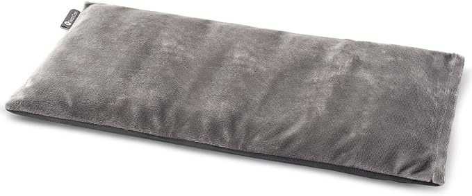 RelaxCoo Microwave Heating pad with Washable Cover 7 * 16" Microwavable Moist Heat Pad for Neck Shoulder, Cramps, Back Pain Relief, Warm Compress Rice Bean Bag Hot Pack for Muscles, Joints, Lavender