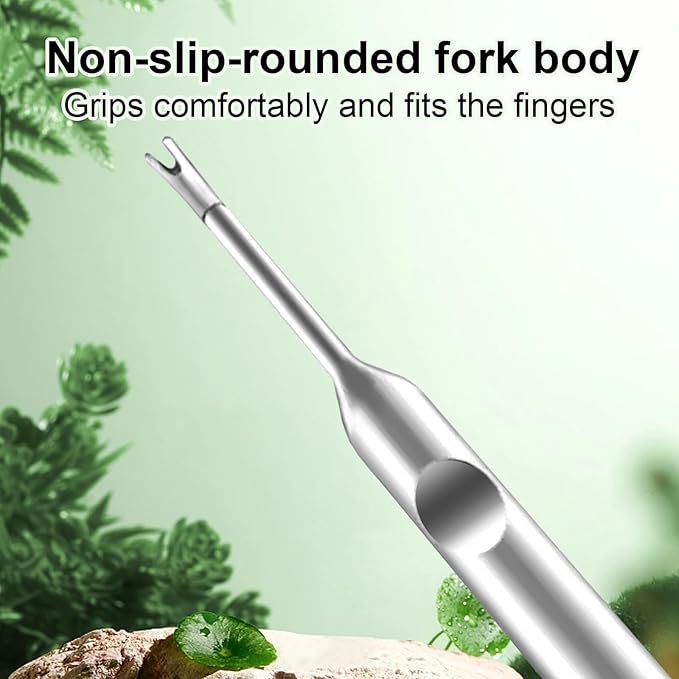 OLIREXD Professional Stainless Steel Cuticle Pusher Trimmer Remover Dead Skin Hangnails Nails Cleaner Scissors Remover Nipper Clipper/Nail Art Manicure Tool for Adult, Silver