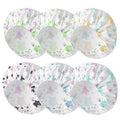 6 PCS Shower Caps for Women, Double Side Waterproof Shower Cap, Reusable Elastic Bath Caps for Shower, EVA Bathing Shower Caps, Bath Hair Caps - Star