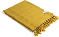 InfuseZen Stonewashed Turkish Bath & Beach Towel –100% Organic Turkish Cotton - Soft, Lightweight, Absorbent - Quick Dry, Sand Free - Swim, Pool, Shower, Travel - Peshtemal, Hammam Spa Towel - Golden