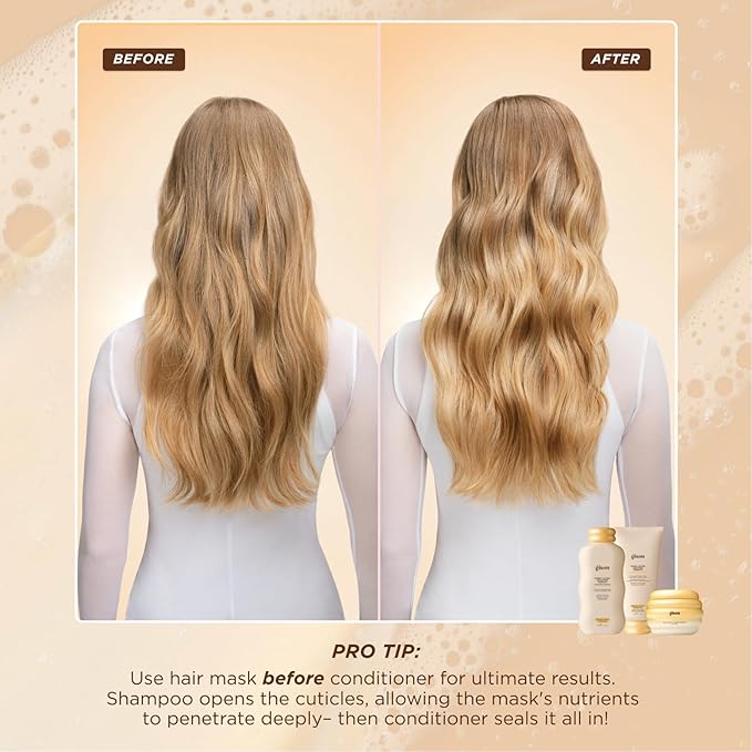 Gisou Honey Gloss Ceramide Therapy Hair Mask Mini – Deep Repair & Hydration with Mirsalehi Honey, Ceramides & Hyaluronic Acid, 2.5 fl oz | Deep Repair, Hydration, Mirsalehi Honey, Ceramides, Hyaluronic Acid, 2.5 fl oz