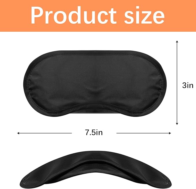 20 Pcs Eye Mask Sleep Masks Bulk Blindfolds for Party Games with Nose Pad and Adjustable Strap for Women Men 4 Layers Black Blind fold Sleeping Mask for Team Building Game