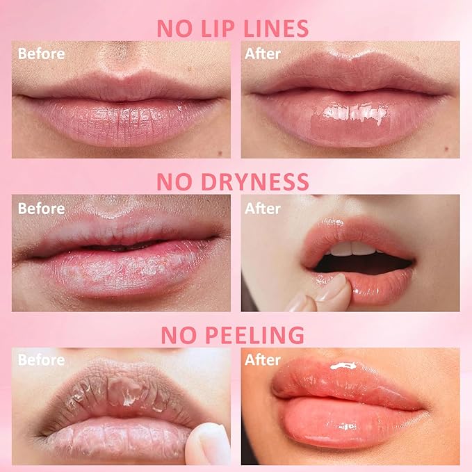 DMSKY 6 PCS Bee Lip Balm Honey Pot, Propolis Lip Mask Overnight Moisturizing Lip Balm with Stick, Lip Sleeping Mask Hydrating Prevention Dry & Cracked