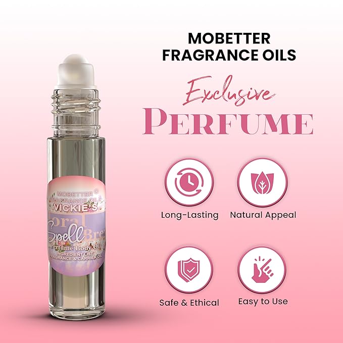 MOBETTER FRAGRANCE OILS Vickies Floral Spell Brew Perfume Women Body Oil 10ml Roll On