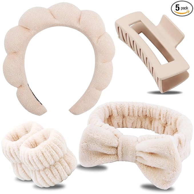 Chanaco Spa Headband, Makeup and Face Wash Accessory, Trendy Hair Accessories for Women and Teen Girls