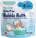 TruKid Bubble Podz Bubble Bath for Kids, Toddlers, & Babies, Tear Free Gentle & Refreshing Bath Bomb for Sensitive Skin with Natural Moisturizers, Non-Toxic, pH Balanced, Eucalyptus Scent (60 Podz)