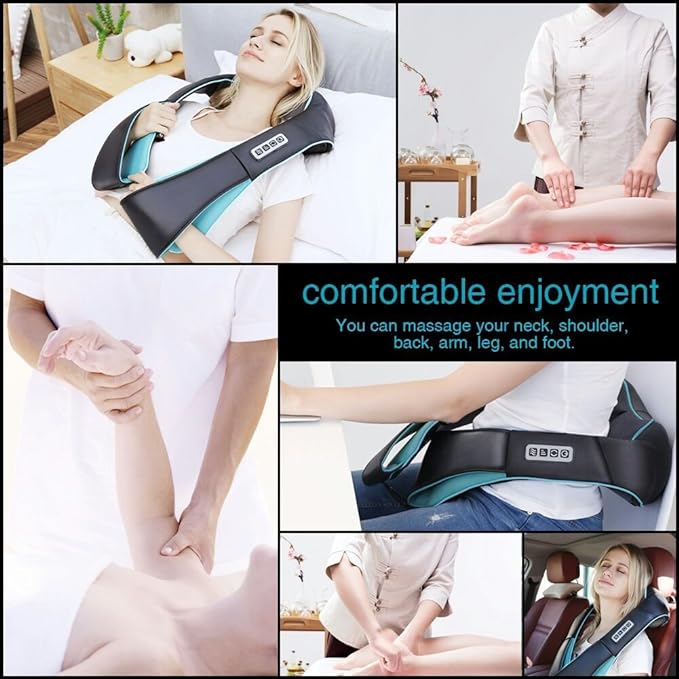 Mo Cuishle Mothers Day Gifts, Shiatsu Back Shoulder and Neck Massager with Heat, Electric Deep Tissue 4D Kneading Massage, Best Gifts for Women Men Mom Dad Wife Husband her him, Fathers Day, Christmas