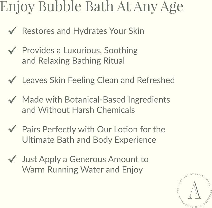 Archipelago Botanicals Luxury Charcoal Rose Bubble Bath, Moisturizing and Hydrating Gentle Bubble Bath, Detoxify, Restore and Soothe All Skin Types, 25 oz