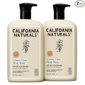 California Naturals Classic Clean Vanilla Bloom Body Wash 2-Pack, Daily Cleansing Body Wash for Soft Healthy Skin, Naturally Scented, Vegan, Cruelty, Paraben & Sulfate Free, 20 oz