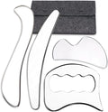 FeelFree Sport 4 in 1 Gua Sha Massage Scraping Tool Set-Muscle Scraper Tools for Soft Tissue Mobilization,Physical Therapy for Back, Legs, Arms