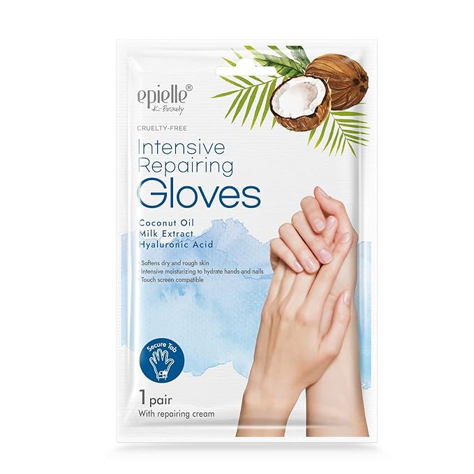 Epielle Assorted Hand Mask 5 Pairs, Deep Moisturizing Gloves for Dry, Rough Skin, Soften with Shea Butter, Self Care Gifts for Women, Spa Kit, Mothers Day Gifts
