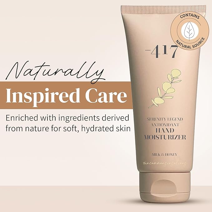 '-417 Minus Milk & Honey Hand Moisturizer: Nourishing Anti-Oxidant Rich