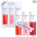 NOONI Korean Lip Oil Set - Appleberry, Applepeony & Appleplum - Long-Lasting, Moisturizing, Revitalizing - Waterproof, No Peel Off, Stocking Stuffers (3EA, 0.12 fl oz)