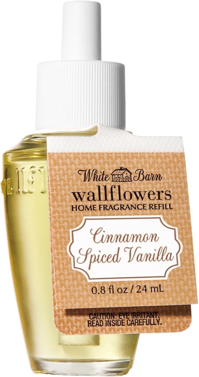 White Barn Bath and Body Works Wallflowers Refill New Look! (Cinnamon Spiced Vanilla)