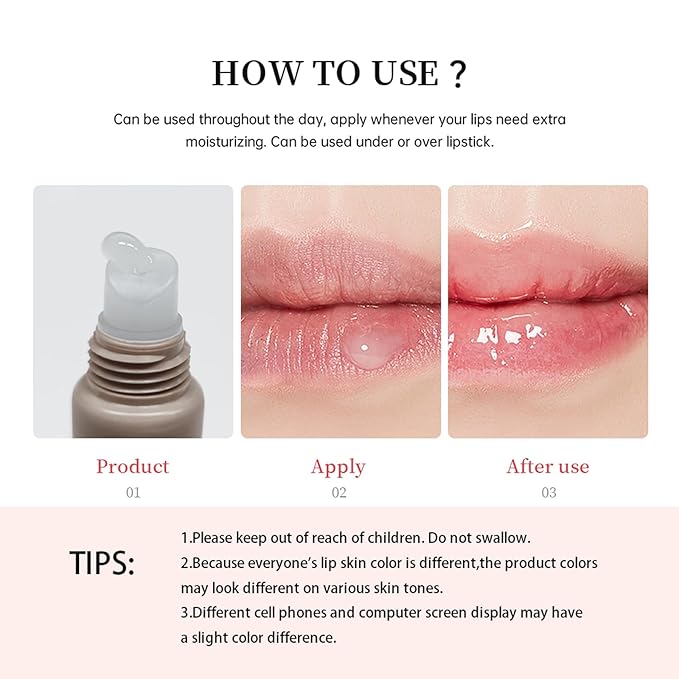 URQT Lip Butter Balm, Hydrating, Nourishing & Softening Lip Care with Natural Oils & Fruit Extracts, Long-Lasting Moisture, Non-Sticky Shine, Soften Dry Lips Lip Care (#1 Vanilla)